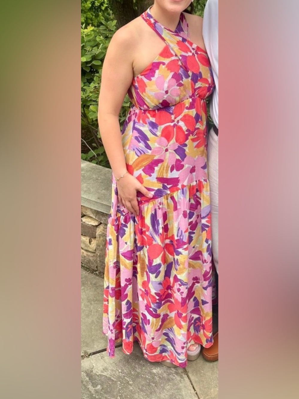 Colorful Floral Maxi Dress